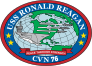 Navy Carrier Ship Cvn 76 Uss Ronald Reagan Sticker