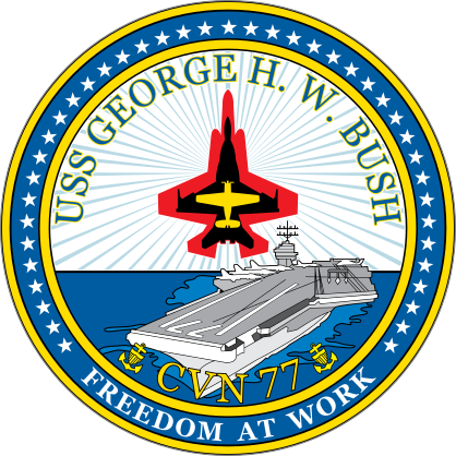 Navy Carrier Ship Cvn 77 Uss George H. W. Bush Sticker