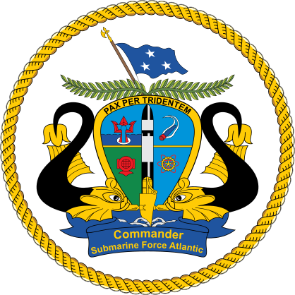 Navy Commander Submarine Force Atlantic Sticker