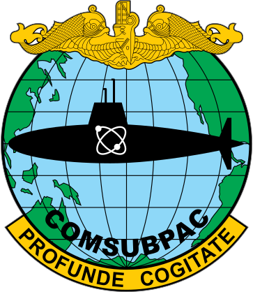 Navy Commander Submarine Force Pacific Sticker