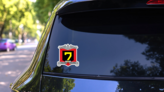 Navy Commander Submarine Squadron 7 Sticker on a Rear Car Window (New) example