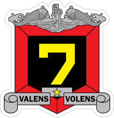 Navy Commander Submarine Squadron 7 Sticker