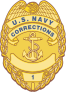 Navy Corrections Badge Sticker