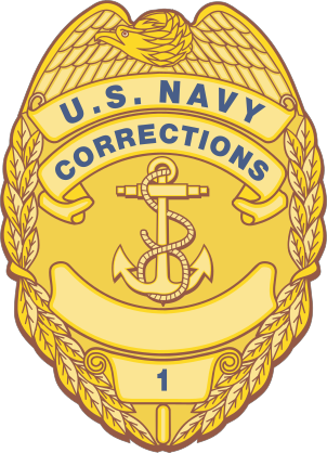 Navy Corrections Badge Sticker