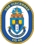 Navy Cruiser Ship Cg 49 Uss Vincennes Sticker