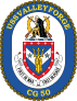 Navy Cruiser Ship Cg 50 Uss Valley Forge Sticker