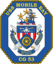Navy Cruiser Ship Cg 53 Uss Mobile Bay Sticker