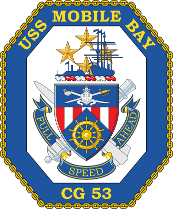 Navy Cruiser Ship Cg 53 Uss Mobile Bay Sticker