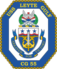 Navy Cruiser Ship Cg 55 Uss Leyte Gulf Sticker