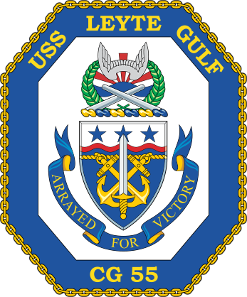 Navy Cruiser Ship Cg 55 Uss Leyte Gulf Sticker
