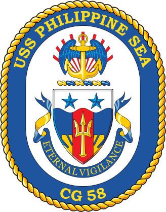 Navy Cruiser Ship Cg 58 Uss Philippine Sea Sticker