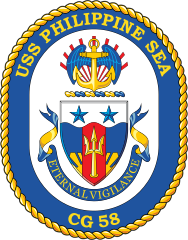 Navy Cruiser Ship Cg 58 Uss Philippine Sea Sticker
