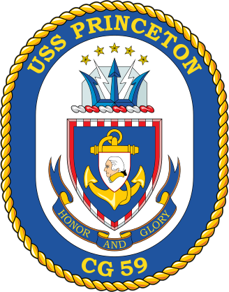 Navy Cruiser Ship Cg 59 Uss Princeton Sticker