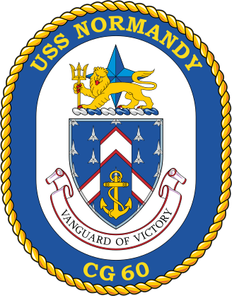 Navy Cruiser Ship Cg 60 Uss Normandy Sticker