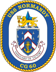Navy Cruiser Ship Cg 60 Uss Normandy Sticker
