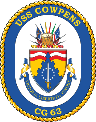 Navy Cruiser Ship Cg 63 Uss Cowpens Sticker