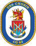 Navy Cruiser Ship Cg 65 Uss Chosin Sticker