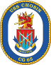 Navy Cruiser Ship Cg 65 Uss Chosin Sticker