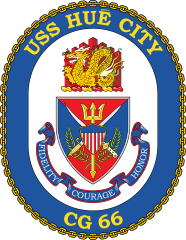 Navy Cruiser Ship Cg 66 Uss Hue City Sticker