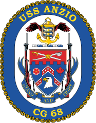 Navy Cruiser Ship Cg 68 Uss Anzio Sticker