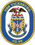 Navy Cruiser Ship Cg 69 Uss Vicksburg Sticker