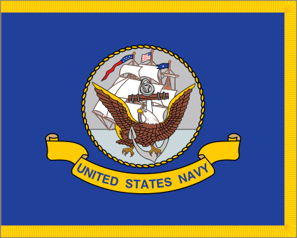 Navy Department Flag Sticker