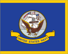 Navy Department Flag Sticker