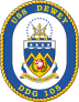 Navy Destroyer Ship Ddg 105 Uss Dewey Sticker