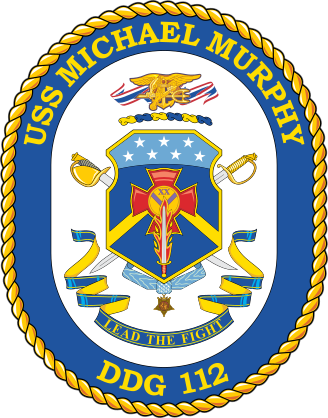Navy Destroyer Ship Ddg 112 Uss Michael Murphy Sticker