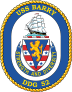 Navy Destroyer Ship Ddg 52 Uss Barry Sticker