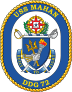 Navy Destroyer Ship Ddg 72 Uss Mahan Sticker