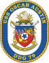 Navy Destroyer Ship Ddg 79 Uss Oscar Austin Sticker