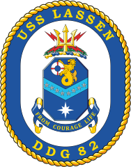 Navy Destroyer Ship Ddg 82 Uss Lassen Magnet Shipped Fast