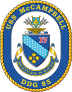 Navy Destroyer Ship Ddg 85 Uss Mccampbell Sticker
