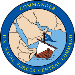Navy Force Central Command Commander Emblem Sticker