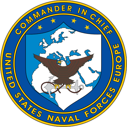 Navy Force Europe Commander Sticker