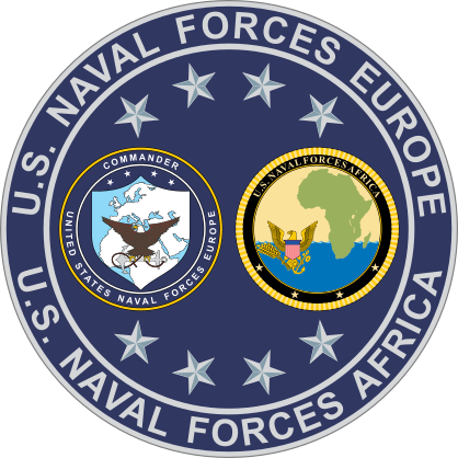 Navy Forces Europe Africa Emblem Sticker