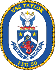 Navy Frigate Ship Ffg 50 Uss Taylor Sticker