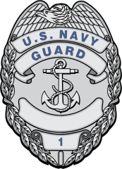 Navy Guard Badge Sticker