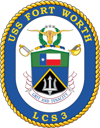 Navy Littoral Comabt Ship Lcs 3 Uss Fort Worth Sticker