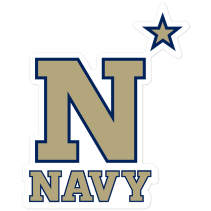 Navy Midshipmen NCAA Logo Sticker