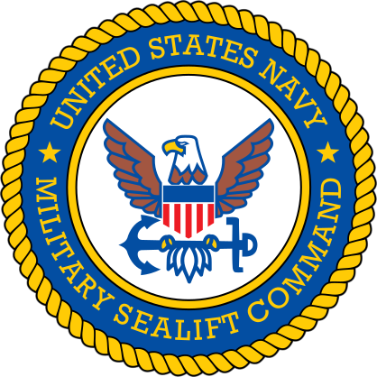 Navy Military Sealift Command Emblem Sticker