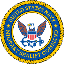 Navy Military Sealift Command Emblem Sticker