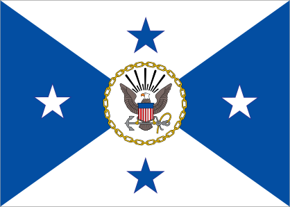 Navy Operations Vice Chief Flag Sticker