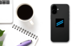 Navy Rank E-2 Constructionman Sticker on a Phone (New) example