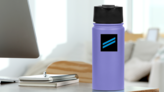 Navy Rank E-2 Constructionman Sticker on a Water Bottle (New) example