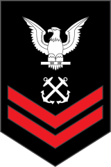 Navy Rank E-5 Second Class Petty Officer Sticker