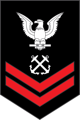 Navy Rank E-5 Second Class Petty Officer Sticker