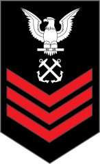 Navy Rank E-6 First Class Petty Officer Sticker