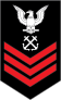 Navy Rank E-6 First Class Petty Officer Sticker